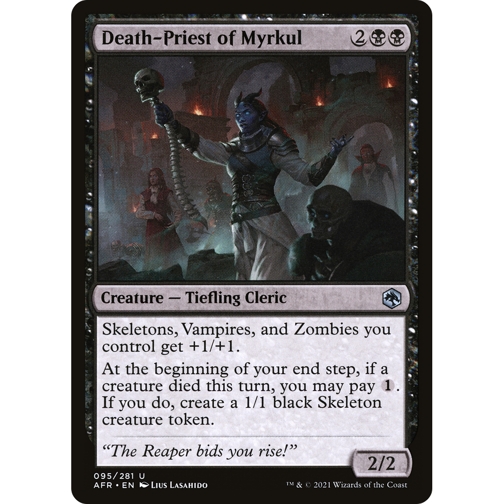 Death-Priest of Myrkul (AFR-095) - Adventures in the Forgotten Realms Foil
