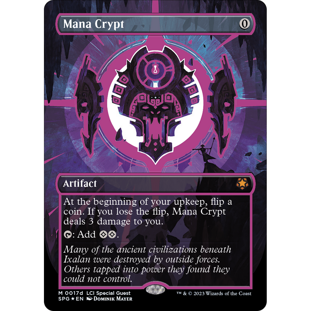Mana Crypt (0017d) (Borderless) (SPG-17D) - Special Guests (Borderless) Foil