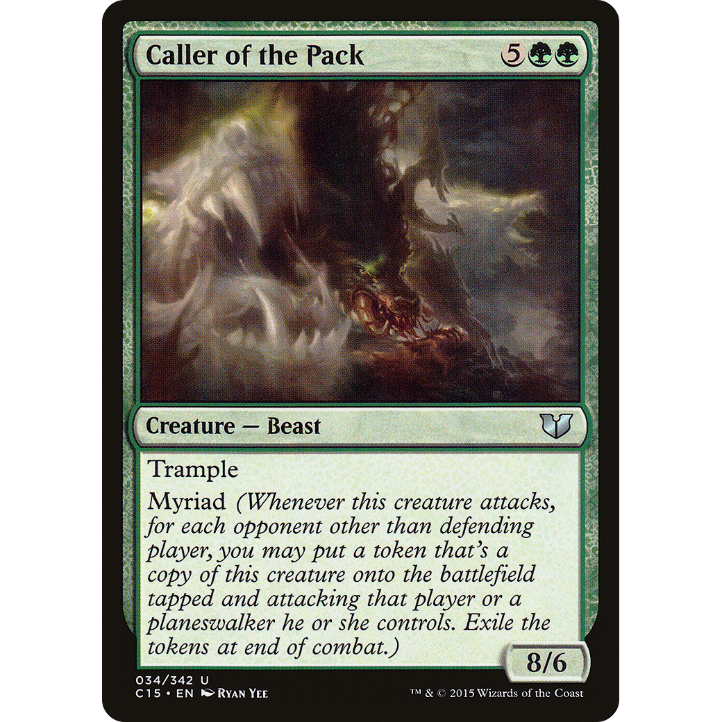 Caller of the Pack (C15-034) - Commander 2015