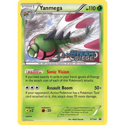 Yanmega (XY Steam Siege Prerelease) XY144/211 - XY Promos Holofoil
