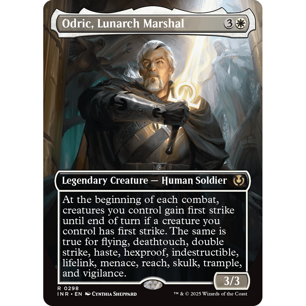 Odric, Lunarch Marshal (Borderless) (INR-298) - Innistrad Remastered (Borderless)