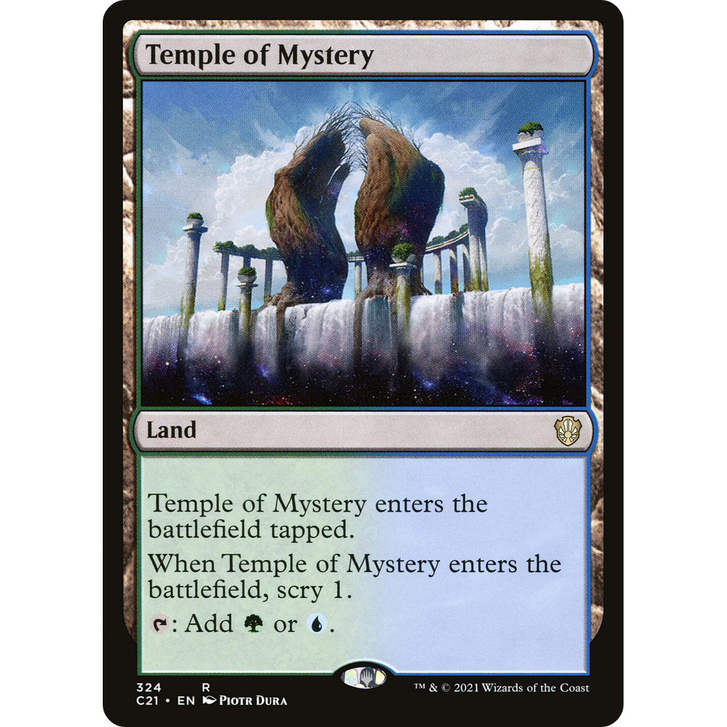 Temple of Mystery (C21-324) - Commander 2021