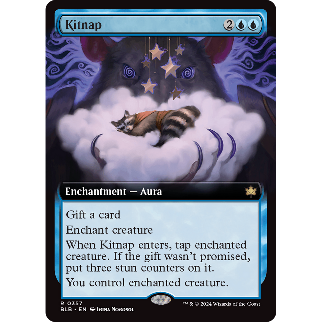 Kitnap (BLB-357) - Bloomburrow: (Extended Art) Foil