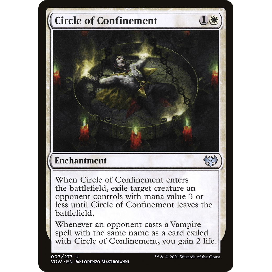 Circle of Confinement (VOW-007) - Innistrad: Crimson Vow Foil