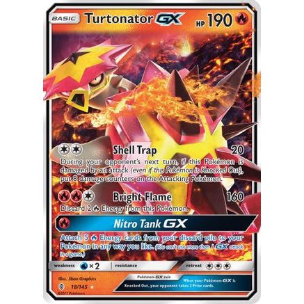 Turtonator GX 18/145 - SM Guardians Rising Holofoil