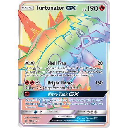 Turtonator GX (Secret) 148/145 - SM Guardians Rising Holofoil
