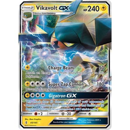 Vikavolt GX 45/145 - SM Guardians Rising Holofoil