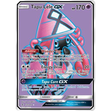 Tapu Lele GX (Full Art) 137/145 - SM Guardians Rising Holofoil