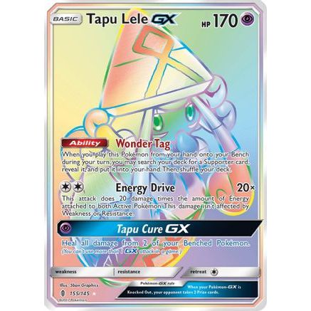Tapu Lele GX (Secret) 155/145 - SM Guardians Rising Holofoil