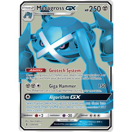 Metagross GX (Full Art) 139/145 - SM Guardians Rising Holofoil