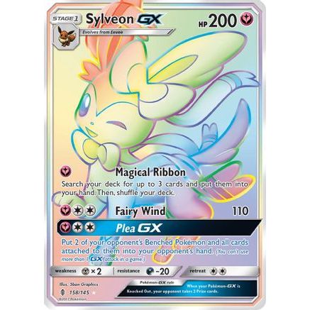 Sylveon GX (Secret) 158/145 - SM Guardians Rising Holofoil