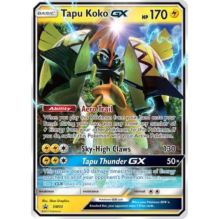 Tapu Koko GX - SM33 SM33/248 - SM Promos Holofoil