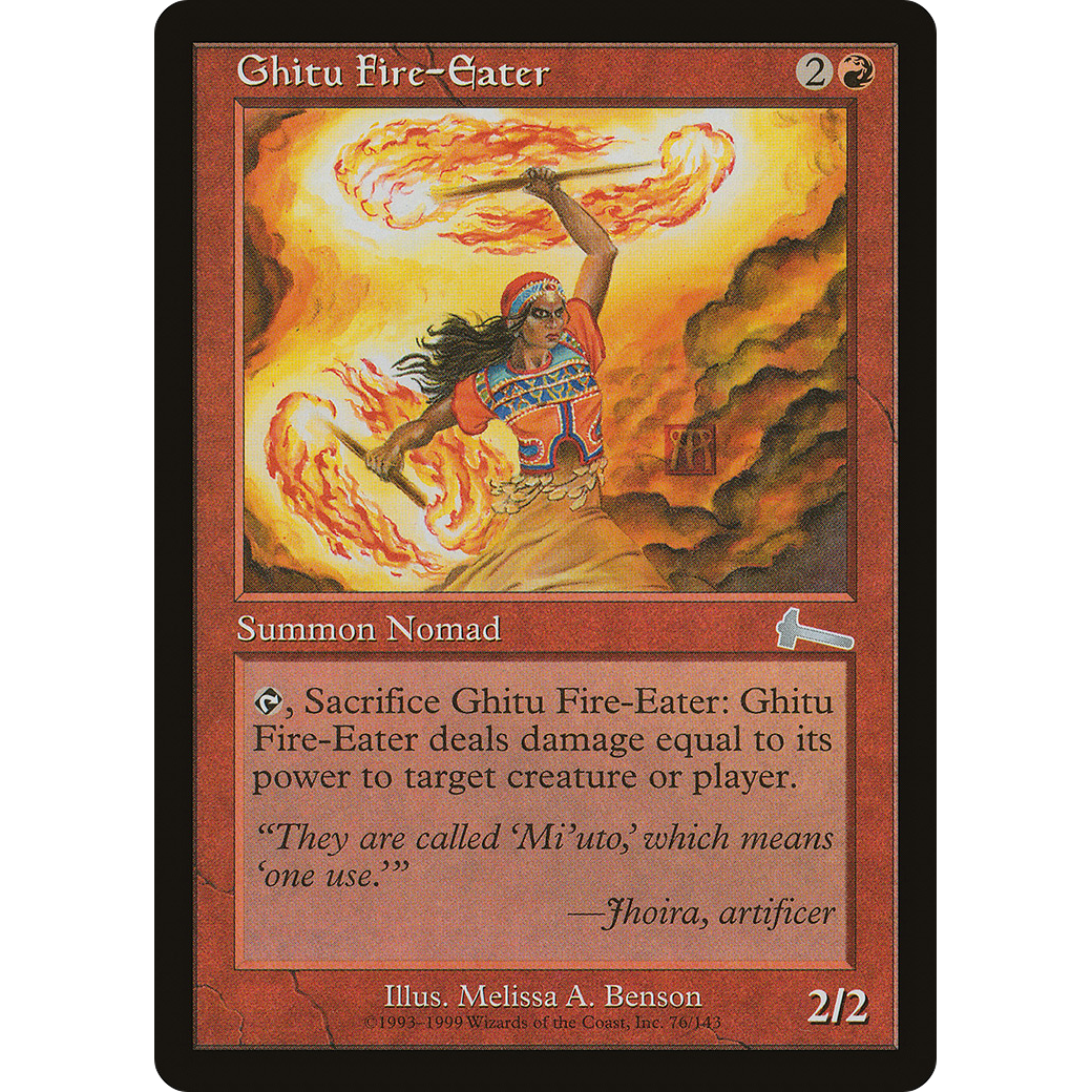 Ghitu Fire-Eater (ULG-076) - Urza's Legacy Foil
