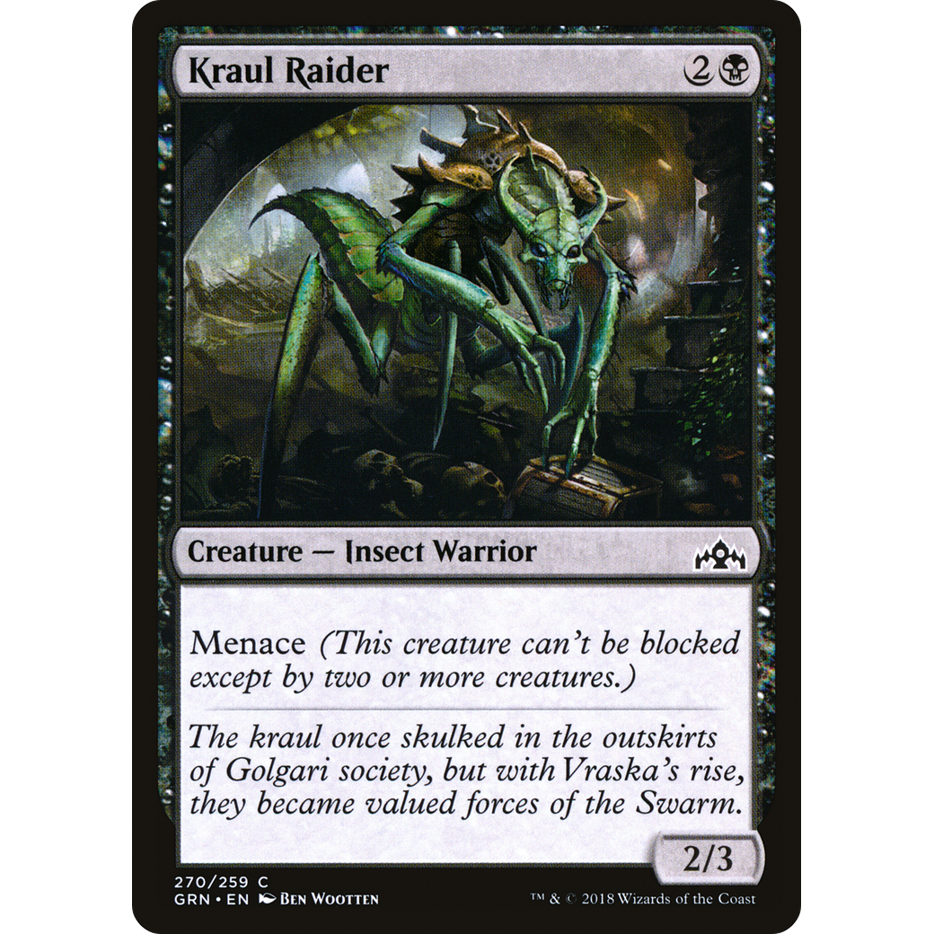 Kraul Raider (GRN-270) - Guilds of Ravnica Foil