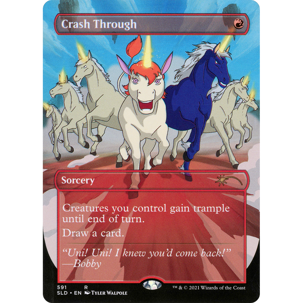 Crash Through (SLD-591) - Secret Lair Drop (Borderless) Foil