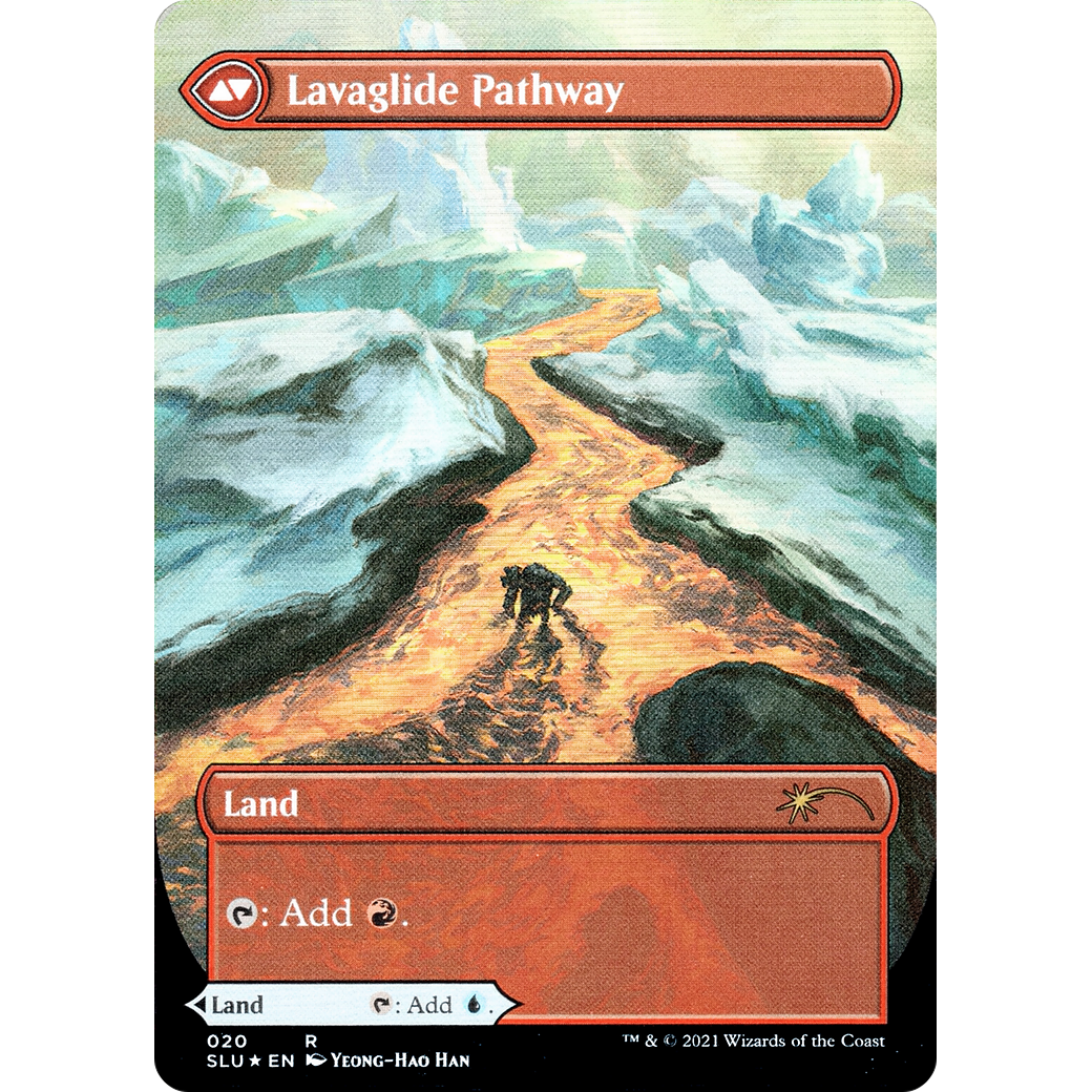 Riverglide Pathway (Borderless) (SLU-020) - Secret Lair: Ultimate Edition: (Showcase) (Borderless) Foil
