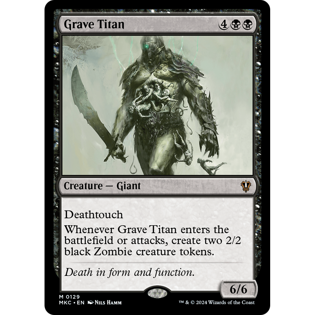 Grave Titan (MKC-129) - Murders at Karlov Manor Commander