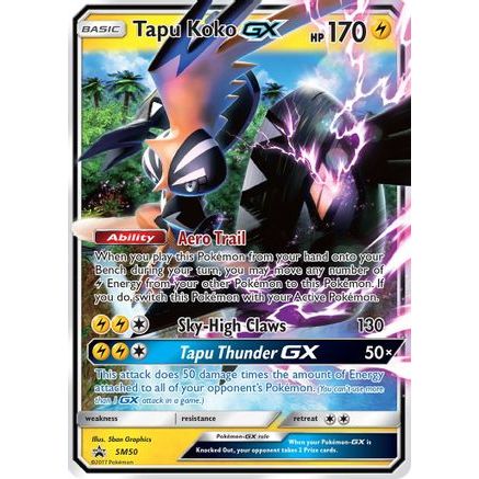 Tapu Koko GX - SM50 SM50/248 - SM Promos Holofoil
