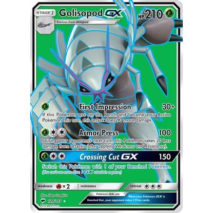 Golisopod GX (Full Art) 129/147 - SM Burning Shadows Holofoil