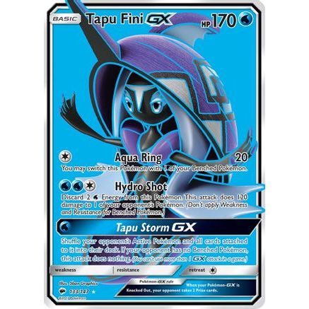 Tapu Fini GX (Full Art) 133/147 - SM Burning Shadows Holofoil