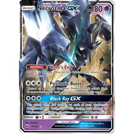 Necrozma GX 63/147 - SM Burning Shadows Holofoil
