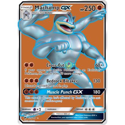 Machamp GX (Full Art) 135/147 - SM Burning Shadows Holofoil