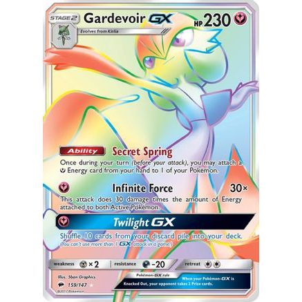Gardevoir GX (Secret) 159/147 - SM Burning Shadows Holofoil
