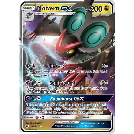 Noivern GX 99/147 - SM Burning Shadows Holofoil