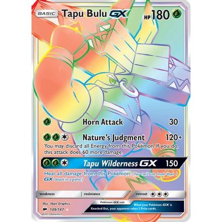 Tapu Bulu GX (Secret) 149/147 - SM Burning Shadows Holofoil
