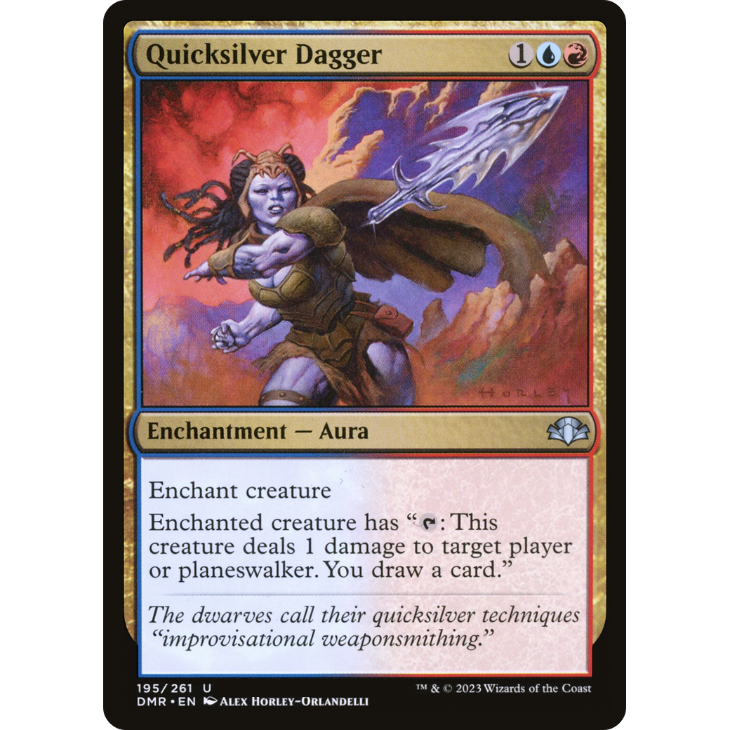 Quicksilver Dagger (DMR-195) - Dominaria Remastered