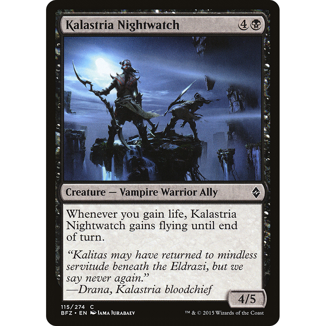 Kalastria Nightwatch (BFZ-115) - Battle for Zendikar