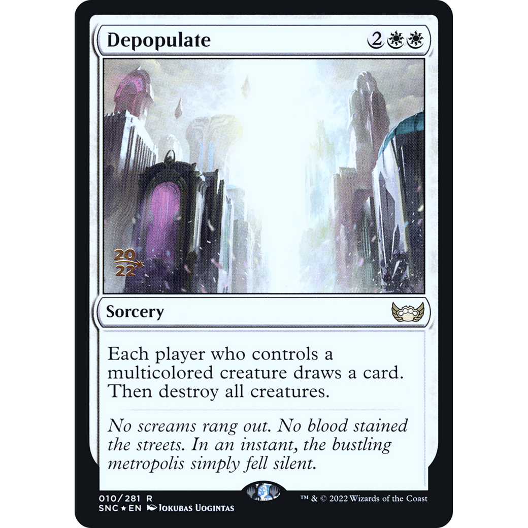 Depopulate (PRE-010) - Streets of New Capenna Promos Foil