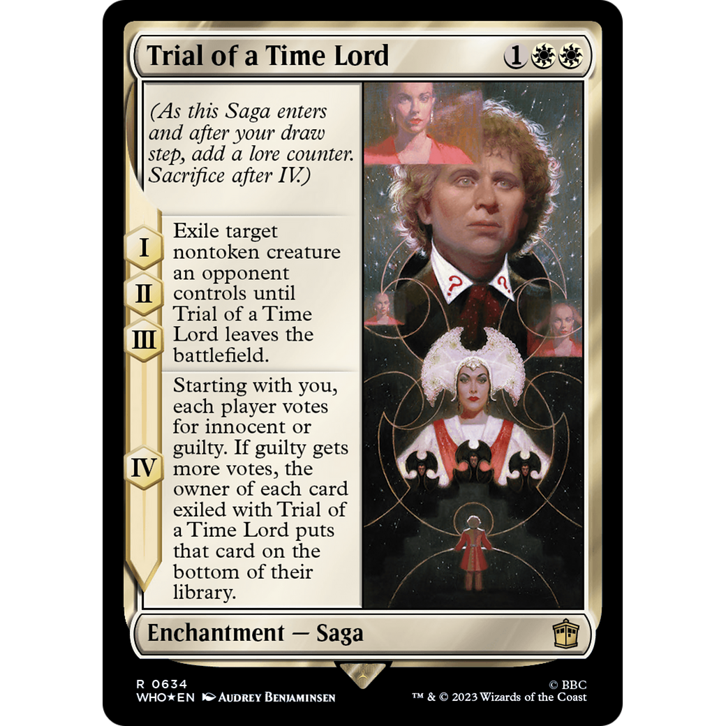Trial of a Time Lord (Surge Foil) (WHO-634) - Doctor Who Foil
