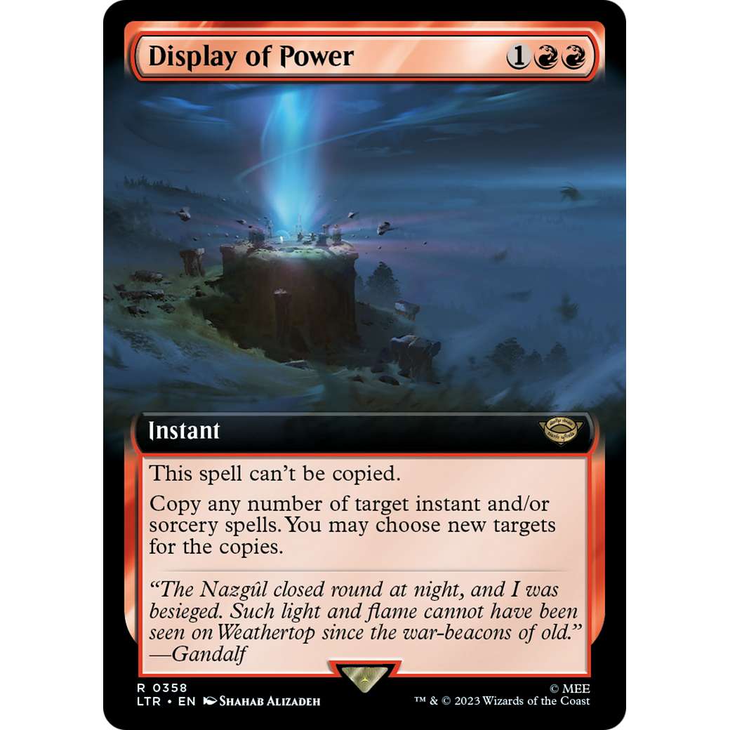 Display of Power (LTR-358) - The Lord of the Rings: Tales of Middle-earth: (Extended Art)