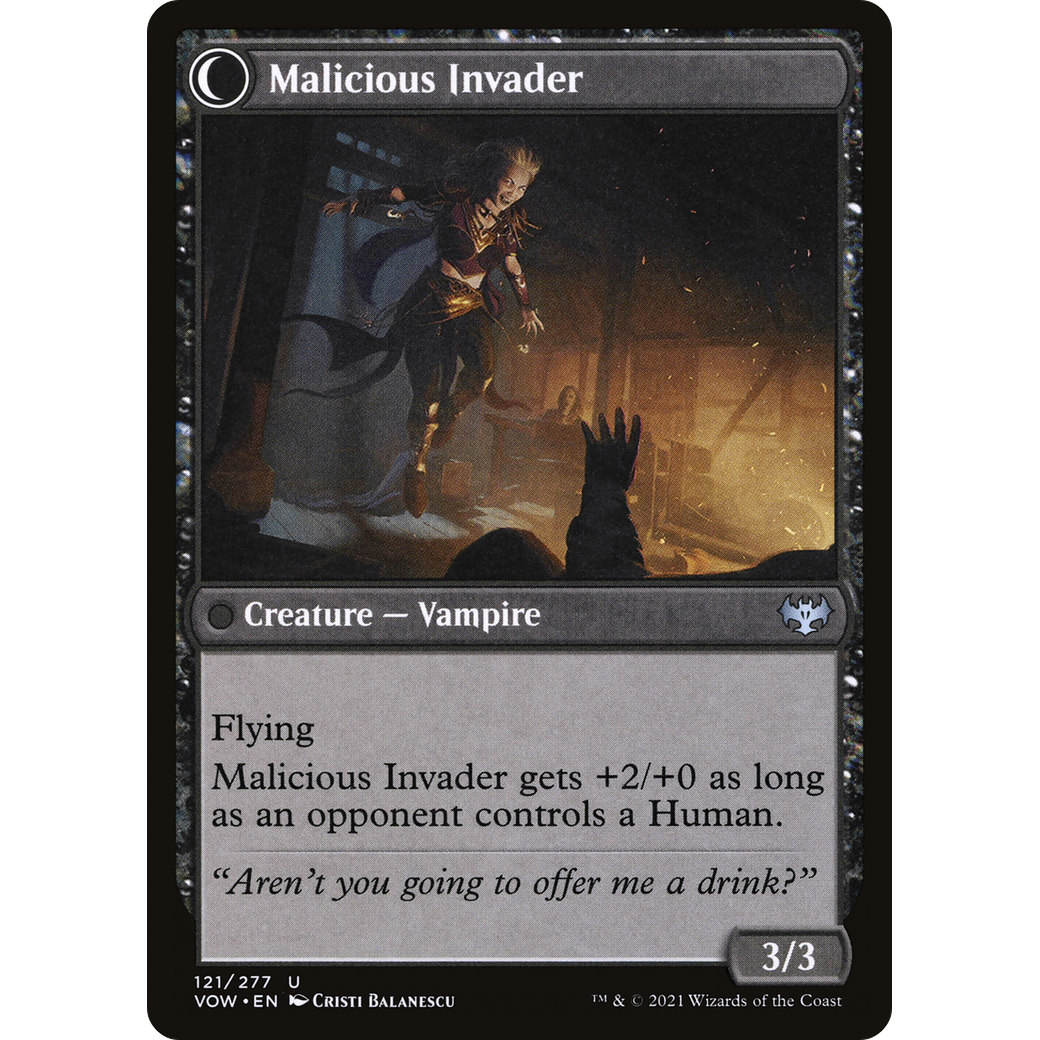 Innocent Traveler (VOW-121) - Innistrad: Crimson Vow: (Double Faced Transform)