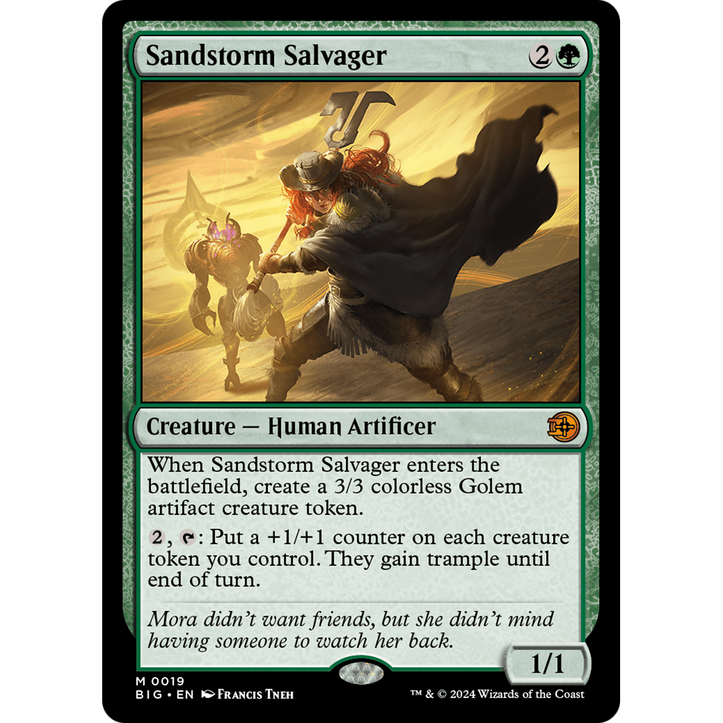 Sandstorm Salvager (BIG-019) - The Big Score Foil