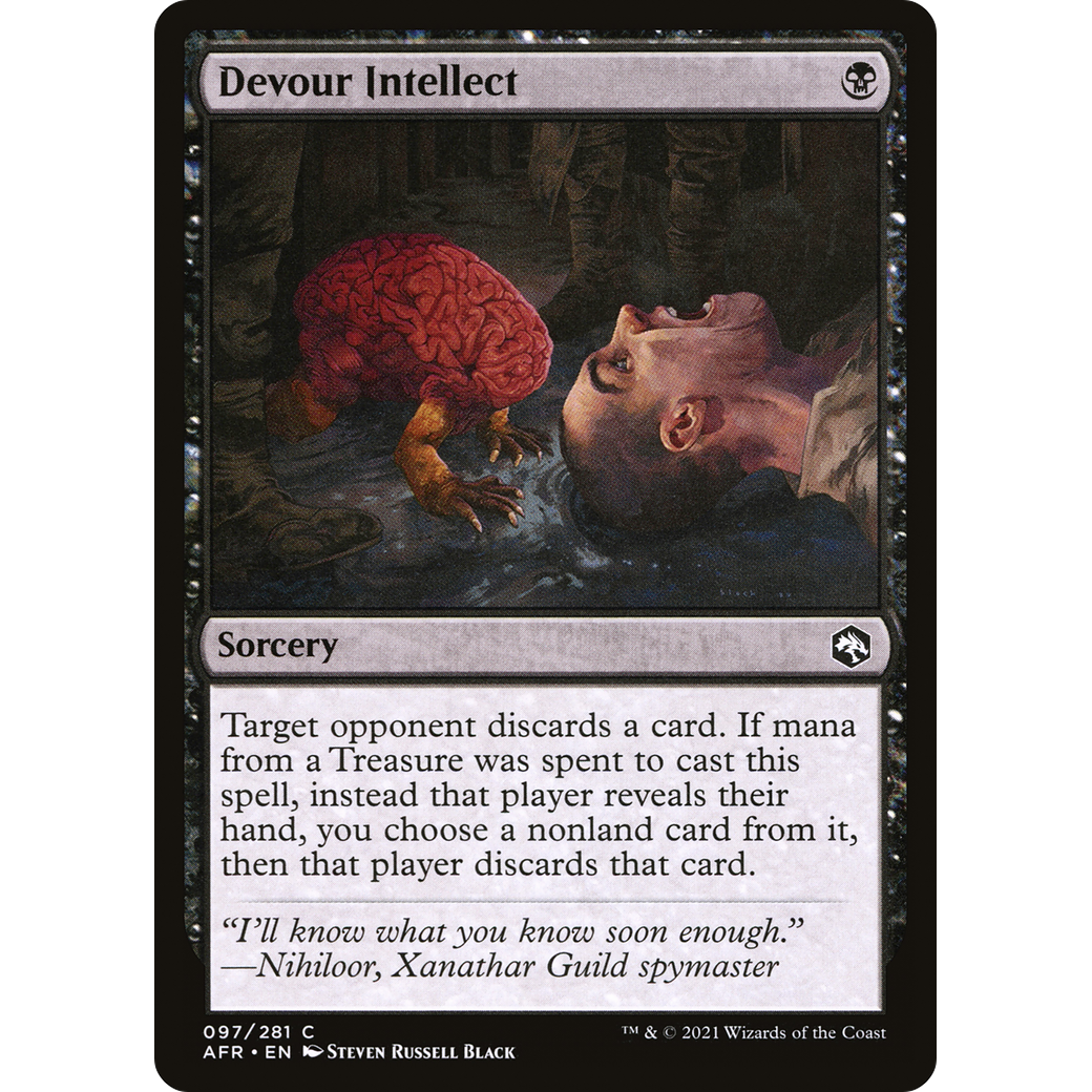 Devour Intellect (AFR-097) - Adventures in the Forgotten Realms Foil