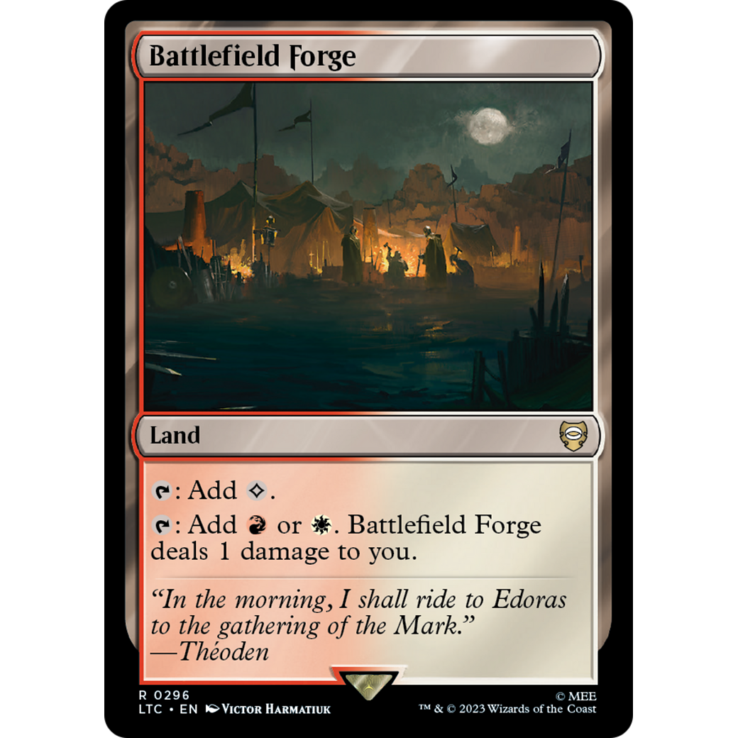 Battlefield Forge (LTC-296) - Tales of Middle-earth Commander
