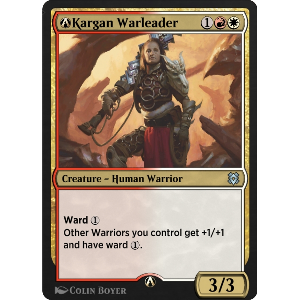 A-Kargan Warleader (ZNR-A-224) - Zendikar Rising