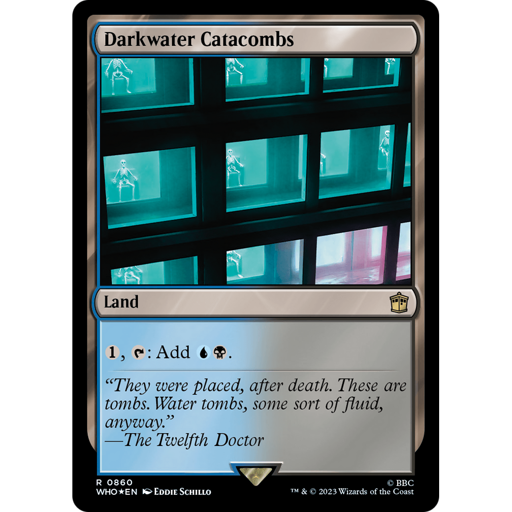 Darkwater Catacombs (Surge Foil) (WHO-860) - Doctor Who Foil