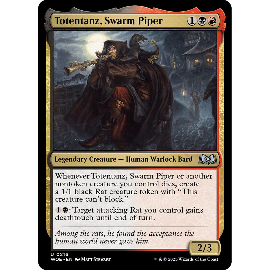 Totentanz, Swarm Piper (WOE-216) - Wilds of Eldraine
