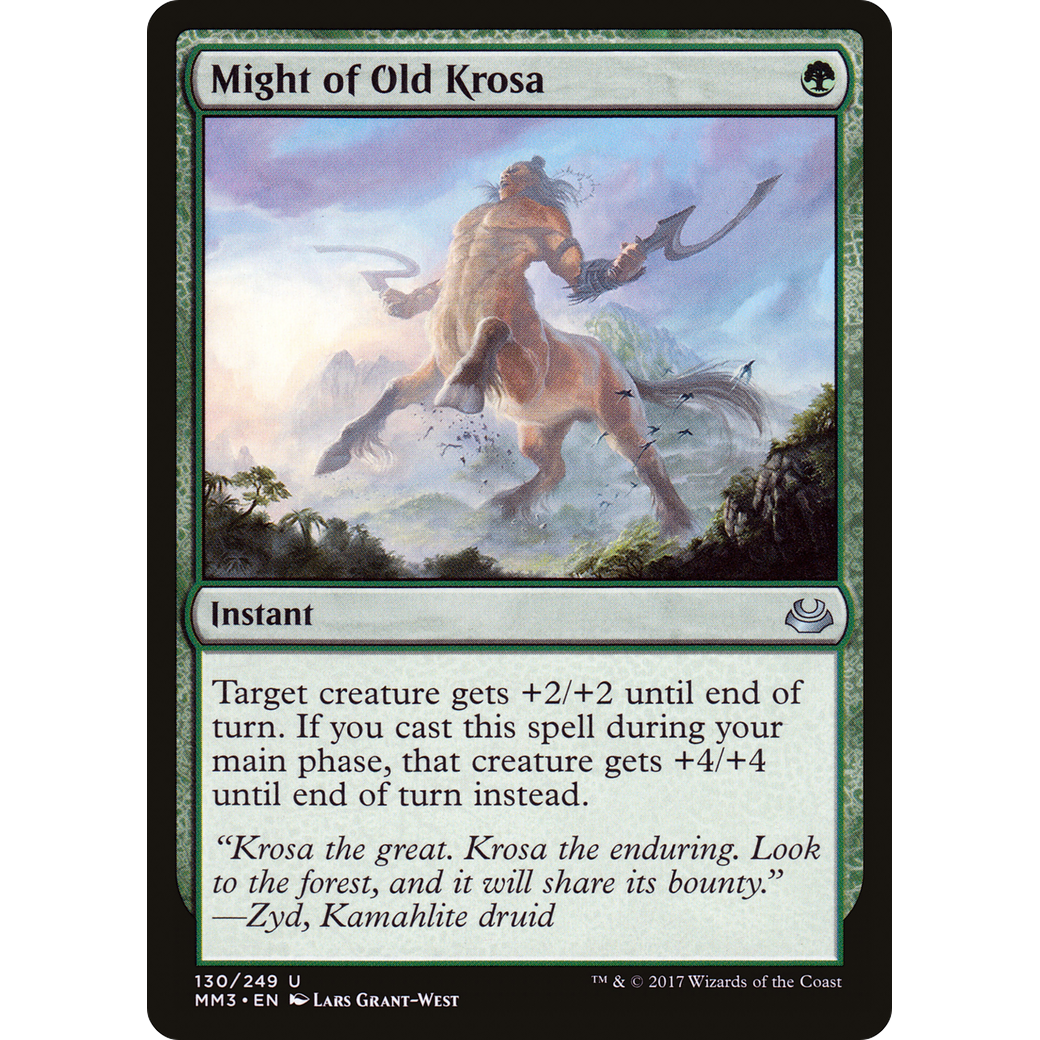 Might of Old Krosa (MM3-130) - Modern Masters 2017