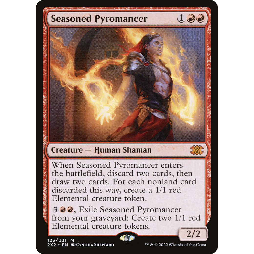 Seasoned Pyromancer (2X2-123) - Double Masters 2022
