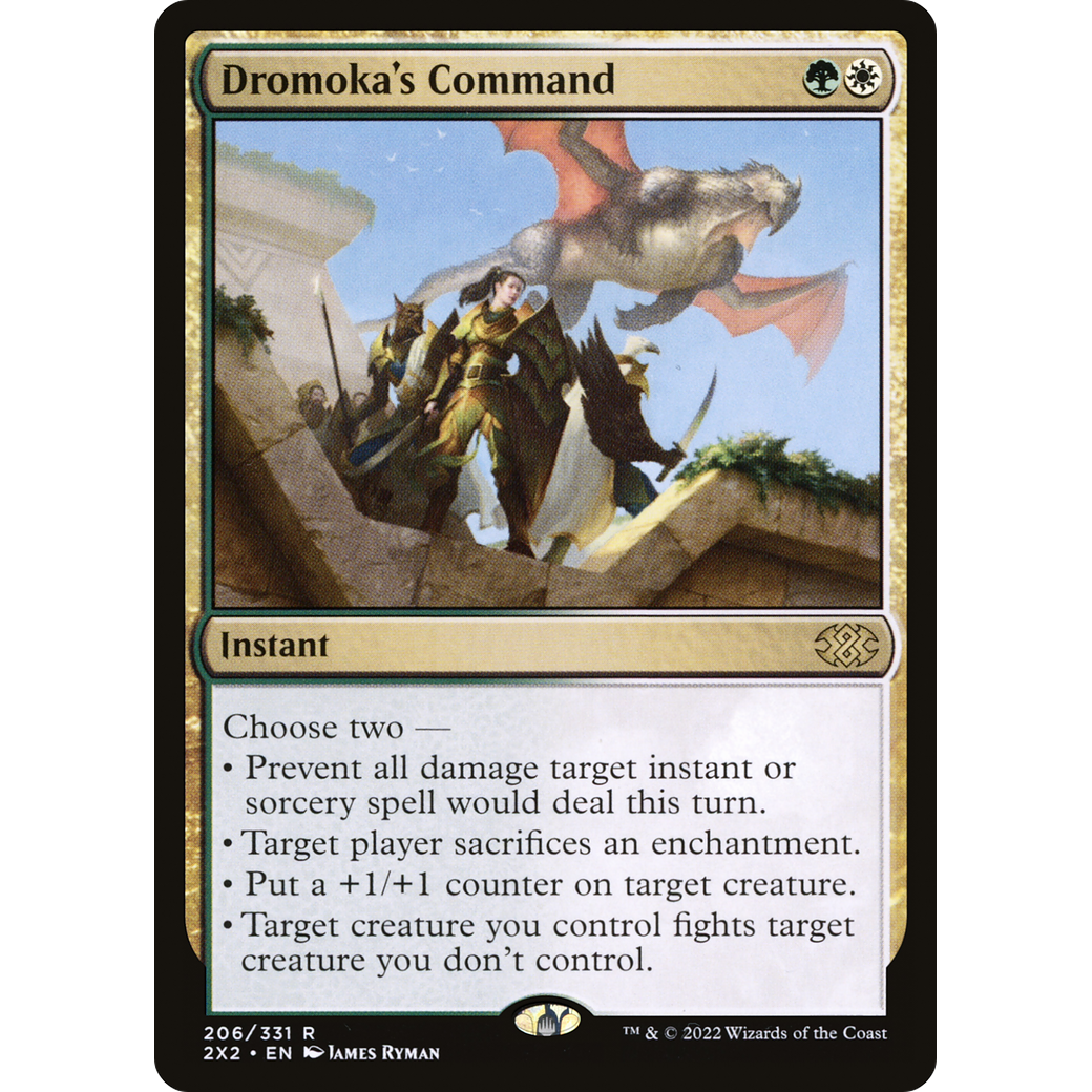 Dromoka's Command (2X2-206) - Double Masters 2022 Foil