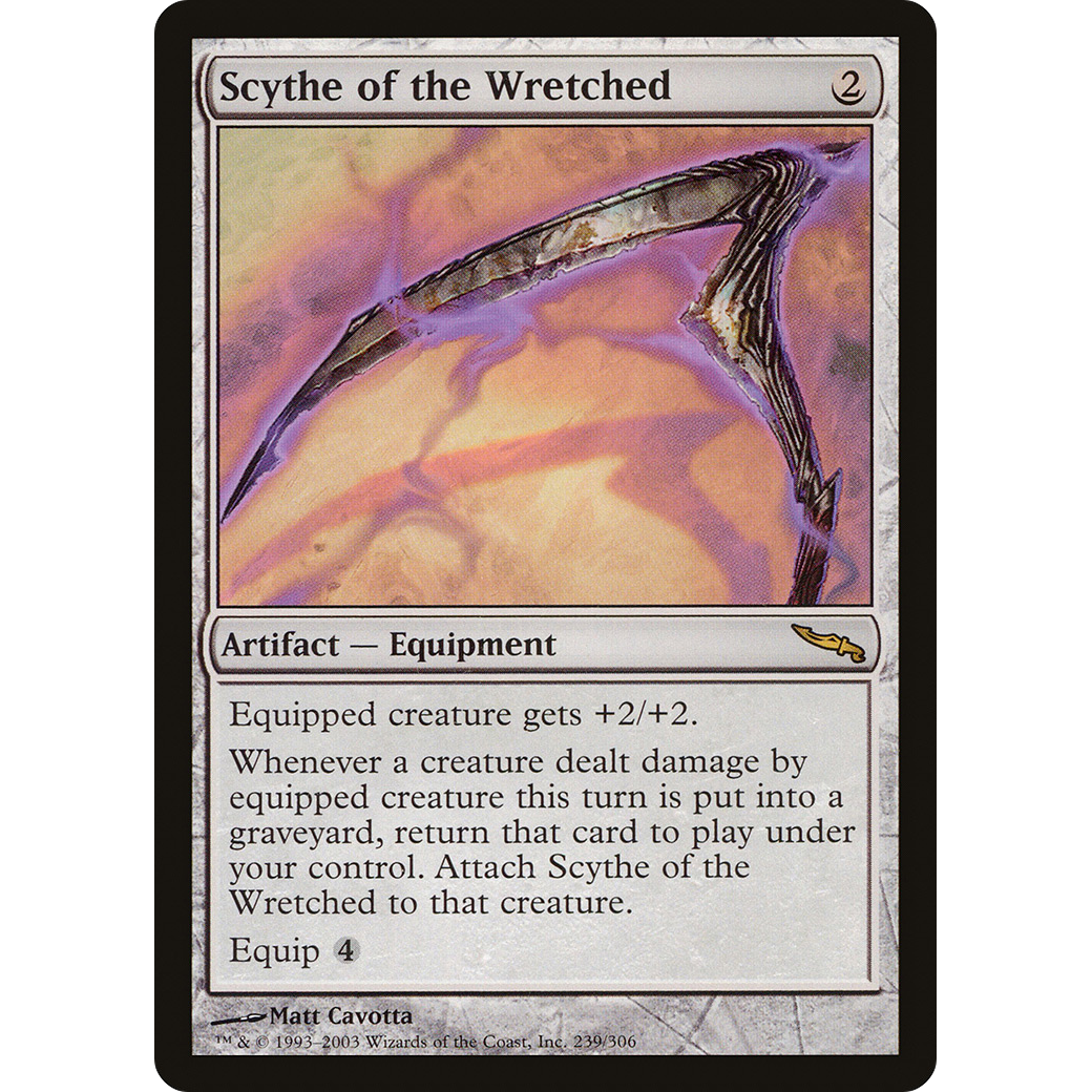 Scythe of the Wretched (MRD-239) - Mirrodin Foil