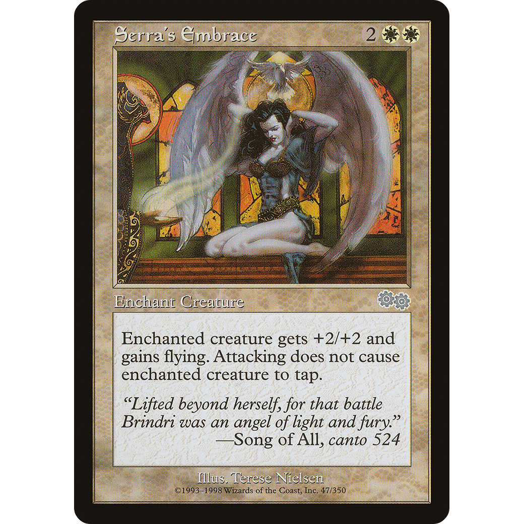 Serra's Embrace (USG-047) - Urza's Saga