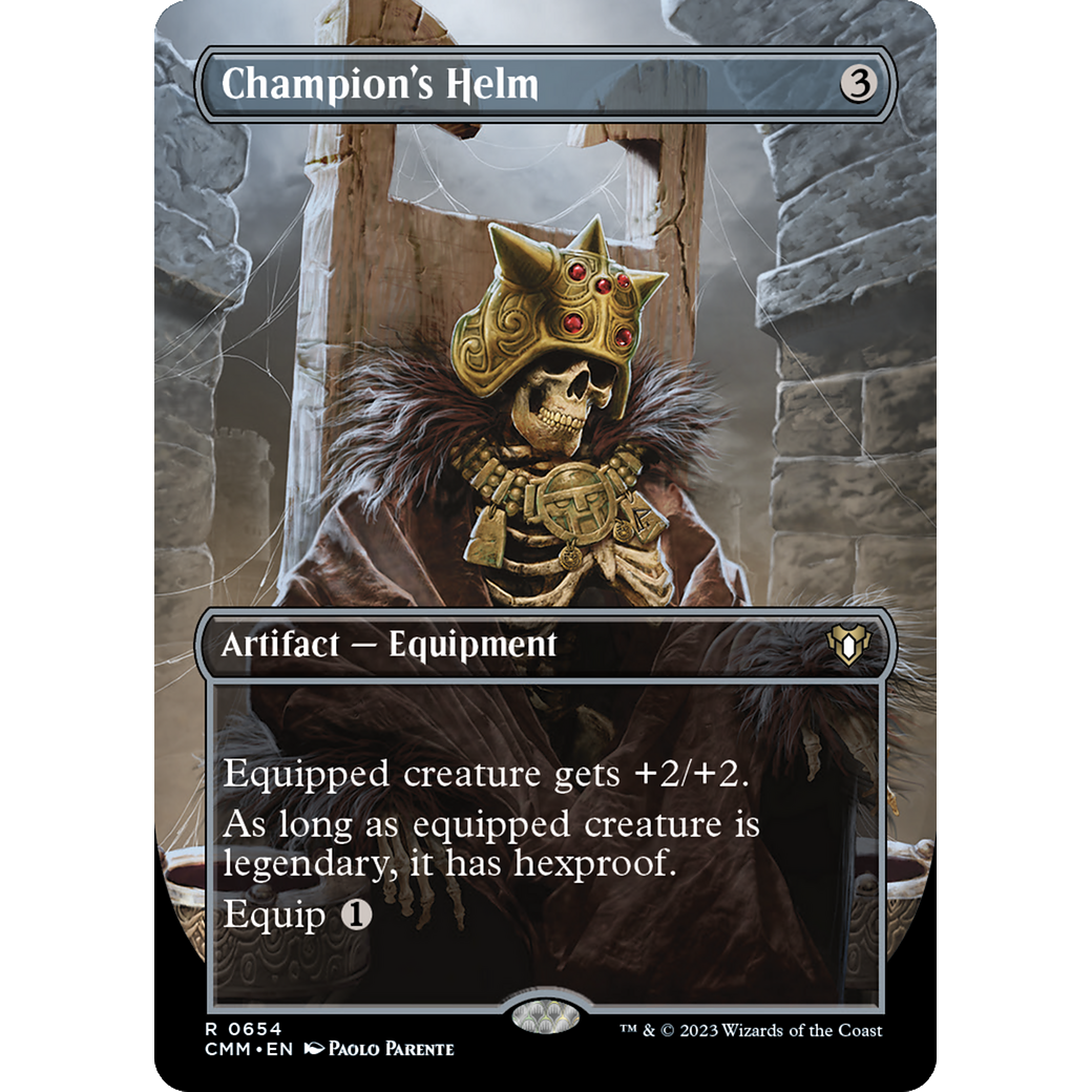 Champion's Helm (CMM-654) - Commander Masters (Borderless) Foil
