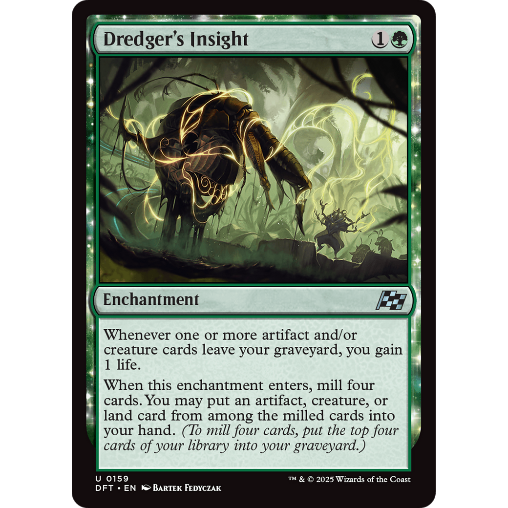Dredger's Insight (DFT-159) - Aetherdrift: (enchantment)