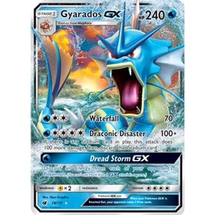 Gyarados GX 18/111 - SM Crimson Invasion Holofoil
