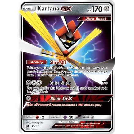 Kartana GX 70/111 - SM Crimson Invasion Holofoil